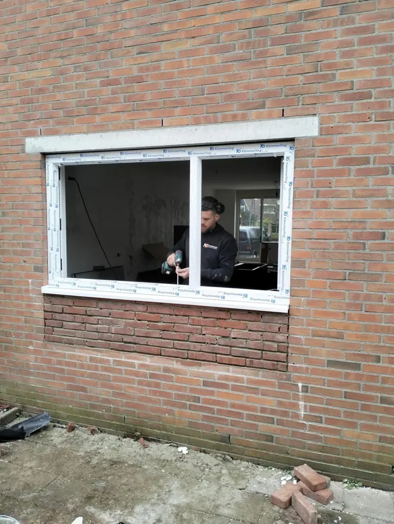 Kozijnen plaatsen